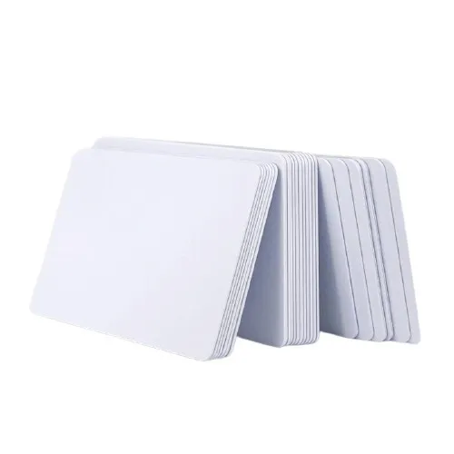 Carte PVC Blanche 0.76mm- CR80