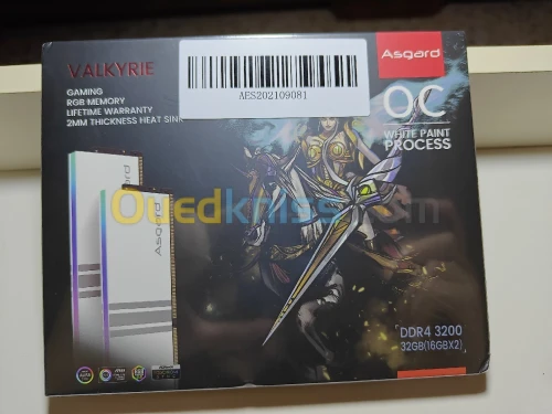 Ram Asgard Valkyrie DDR4 RGB 3200mhz