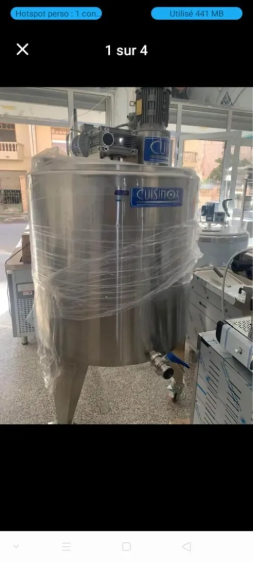 CUVE CHAUFFANTE EN INOX ALIMENTAIRE 304 ET 316