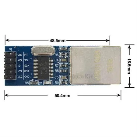 Module Réseau Ethernet mini ENC28J60