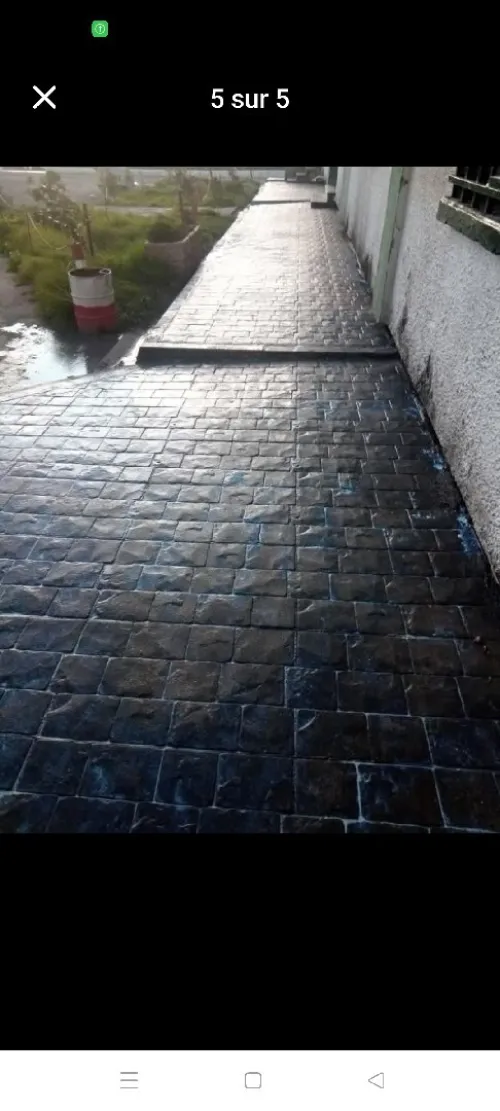 béton imprimé 