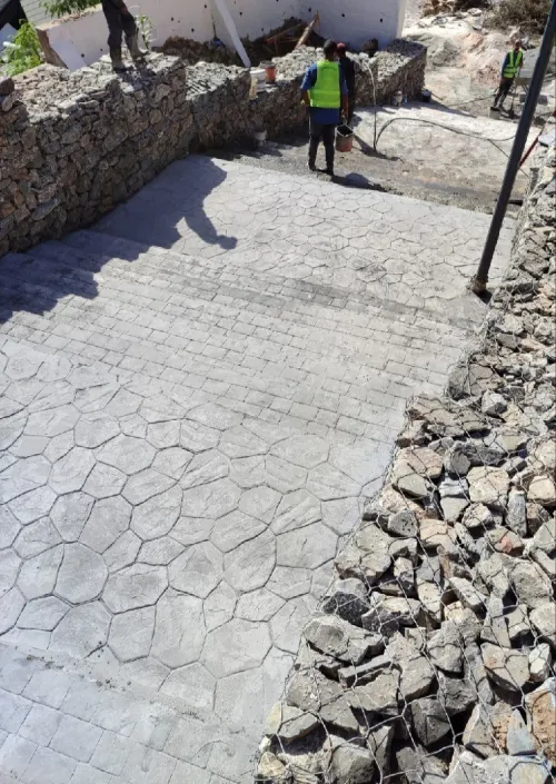 béton imprimé 