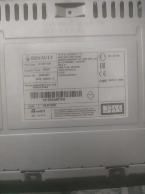Autoradio Renault Master 2019