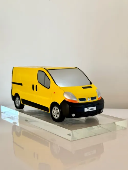 Voiture Miniature de collection Renault Trafic 1/21.5 Norev état 10/10