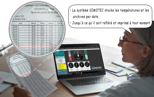 Thermo-hygromètre enregistreur 
