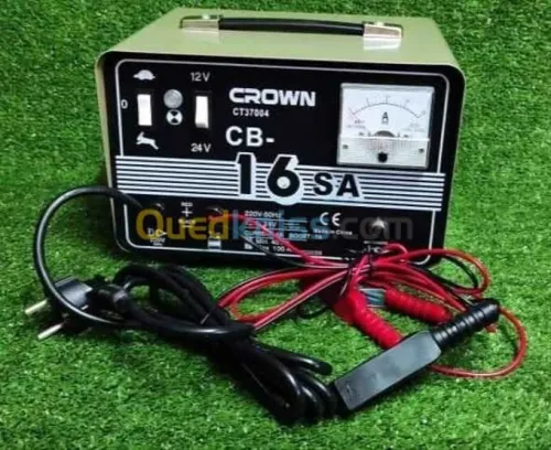 شاحن بطارية سيارات 12-24 فولت  CROWN CT37004 180 وات  الجديد