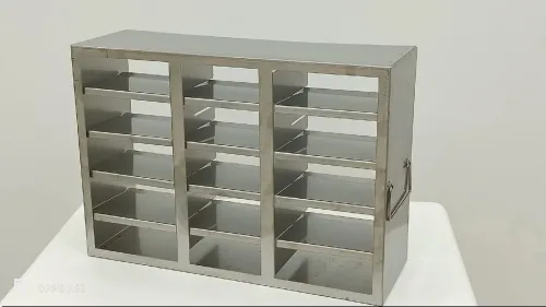 rack (Grille ) en inox  inoxydable pour congélateur ultra basse température , enceinte climatique , Étuve ...