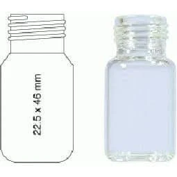 VIAL . Flacons Headspace ND18 à col vissé avec bouchon