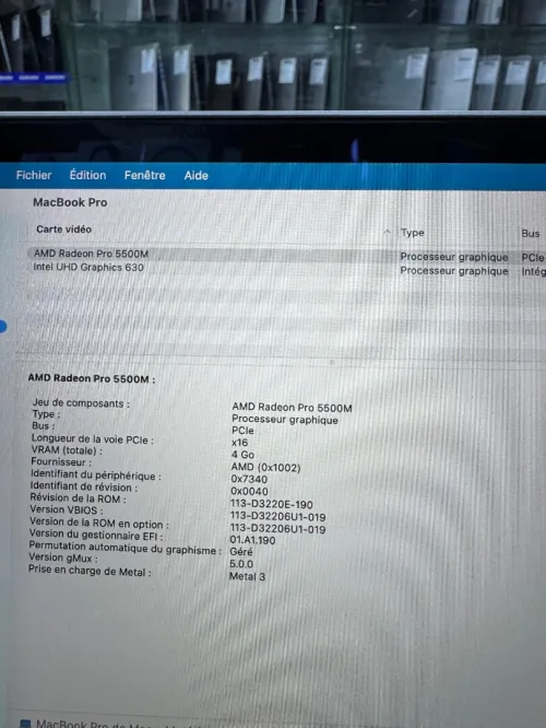 MacBook Pro 2019 16p i9 16G 1000G SSD