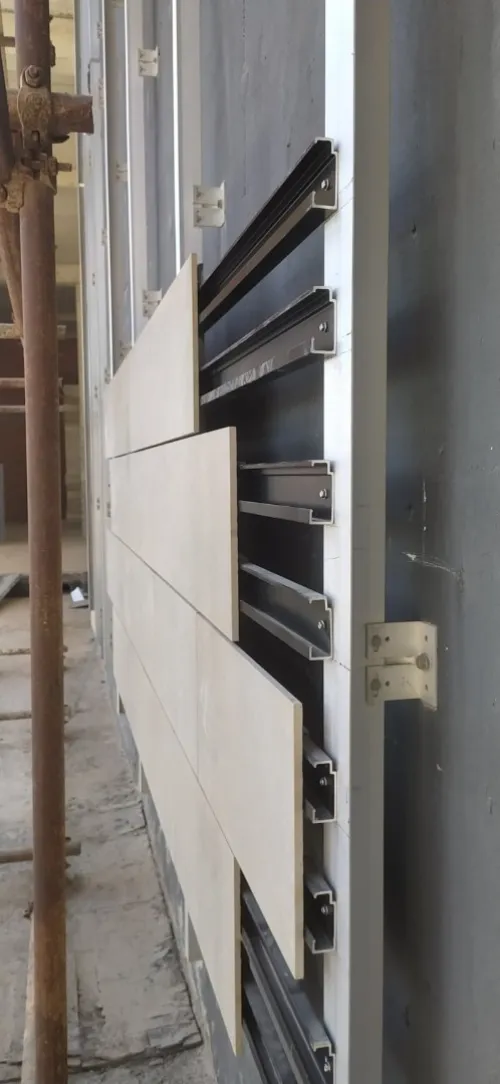 décoration des façades -mur rideau -façade ventilée 