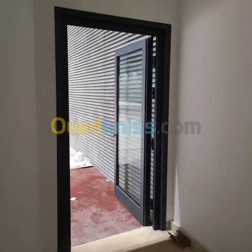 Porte blindé en aluminium/ anti bal 