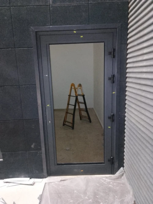 Porte blindé en aluminium/ anti bal 