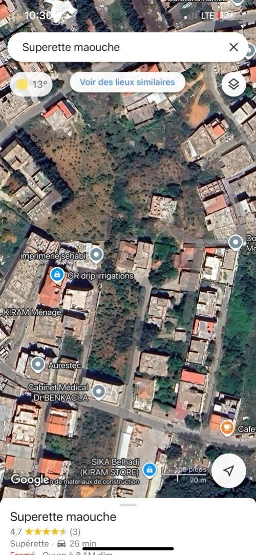 Vente Terrain Alger Saoula
