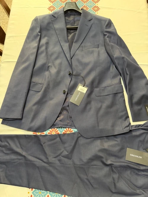 Costume dressler et hugo boss made in germany blue marine taille 56