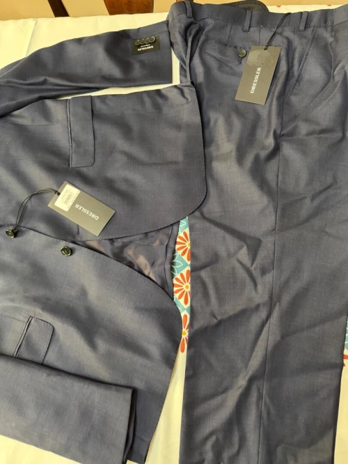 Costume dressler et hugo boss made in germany blue marine taille 56