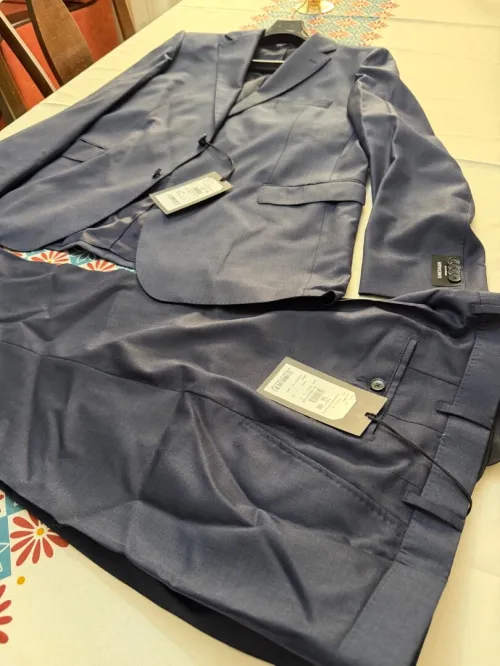 Costume dressler et hugo boss made in germany blue marine taille 56