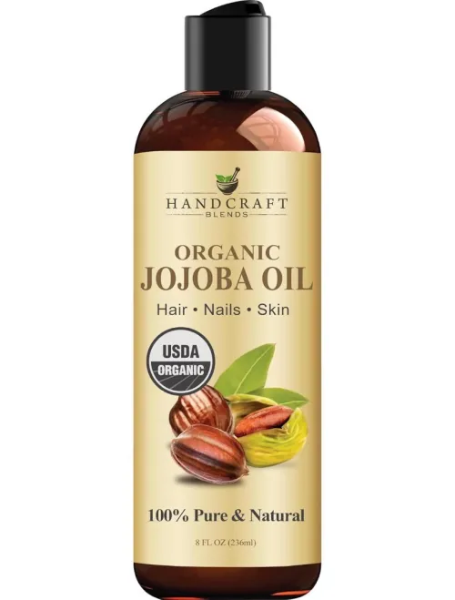 Huile de Jojoba Biologique 100% Pure et Naturelle 236ml Pressée à froid