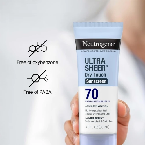 Neutrogena Lotion écran solaire Ultra Sheer Sec au toucher résistante à l'eau et non grasse