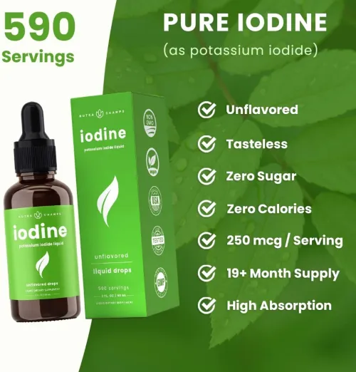 Gouttes D'iode Pure