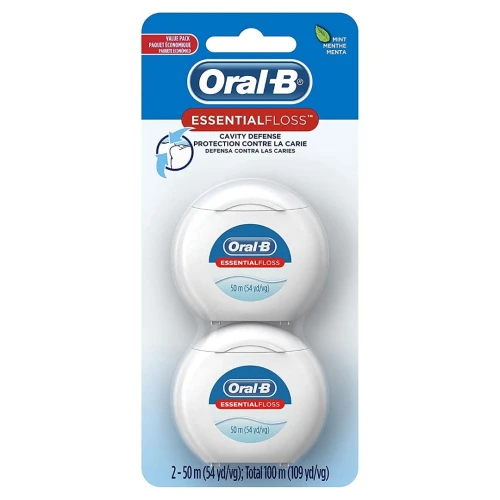 Fil Dentaire 2 Paquets De 50 Métres Essential Floss