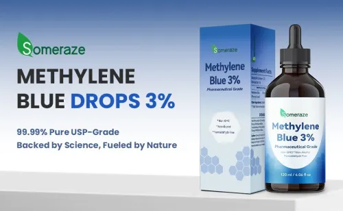 Bleu De Méthylène 3% - Haute Pureté - Qualité AAA -120ml - Made in USA