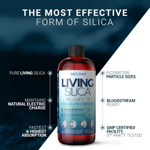 Silicium Minéral Liquide | Complément Alimentaire à Base De Silice Minérale 500ml