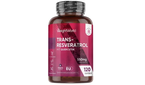 Resveratrol Ultra Pur À 98 % - 550mg - 120 Capsules