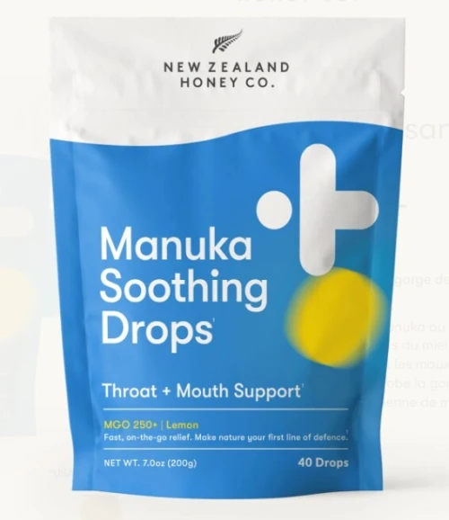 Bonbons Apaisants Au Miel De Manuka & Citron 40 Piéces