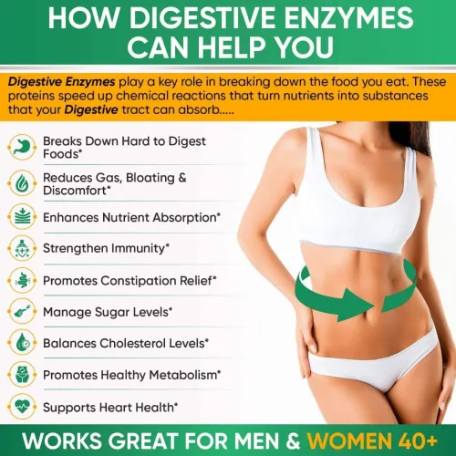 Enzymes Digestives Naturelles 1000mg