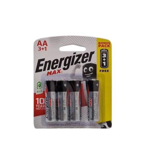 PILLE AA 3+1 ENERGIZER MAX