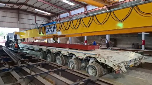 Fabrication de pont roulant haute tension bi poutre et selon vos caractéristiques 