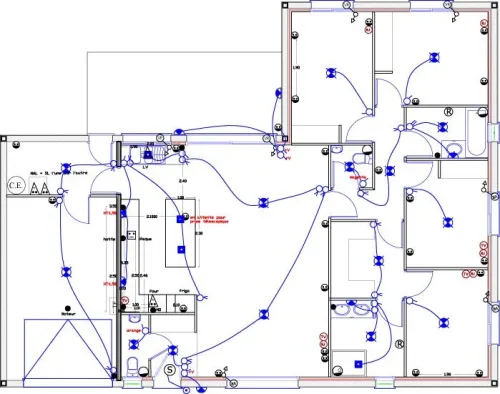 Électricité : étude des plans et calcul (CFO)