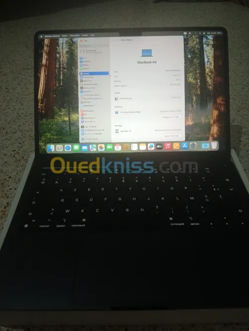 Pc Mac book air m2 2022 13.6 inch batterie 100% 