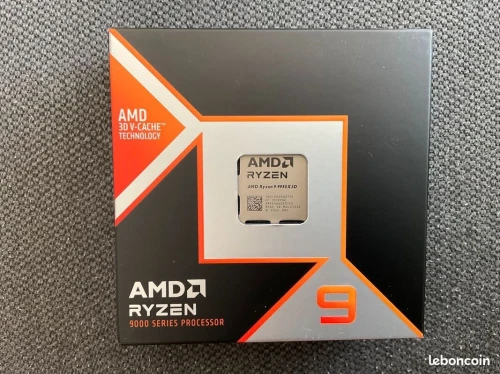 PROCESSEUR AMD RYZEN 9 9950X3D - 24 CORE - 32 THREADS - 5.7 GHZ - AM5 - TDP 170 W - CACHE 144 MO-BOX