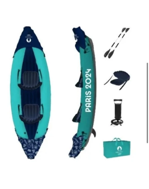 Kayak gonflable NEUF (Jamais utilisé) + Équipement complet