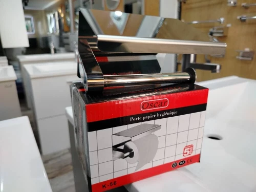 Porte papier hygiénique en inox