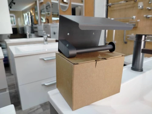 Porte papier hygiénique en inox