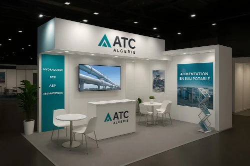 Stand sur mesure et logos