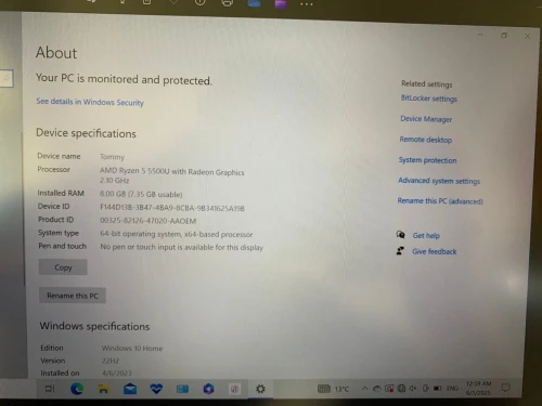 ACER SWIFT 3 RYZEN 5 