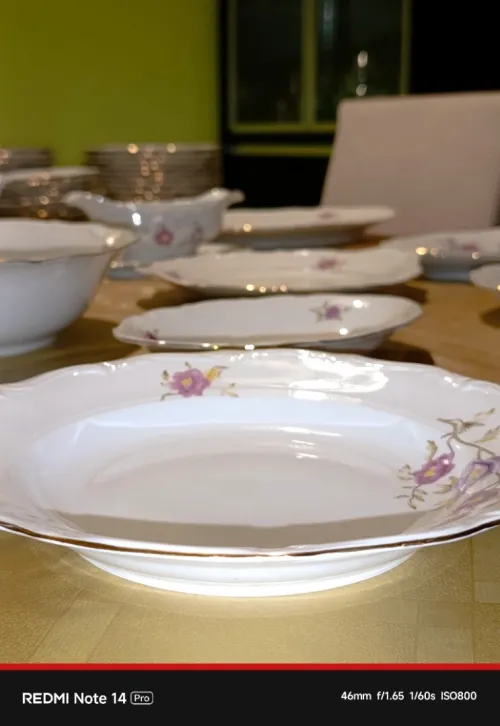 Service de table en porcelaine polonaise vintage
