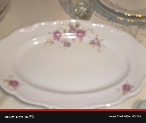 Service de table en porcelaine polonaise vintage