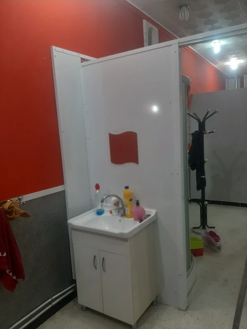 Cabine douche d'angle