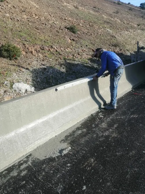 glissiere de securite en beton