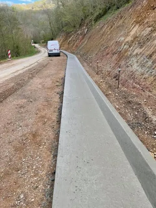 glissiere de securite en beton