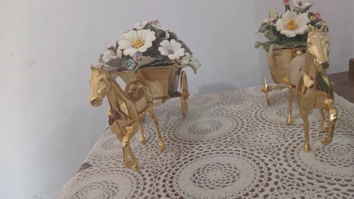 Décoration cuivre cheval