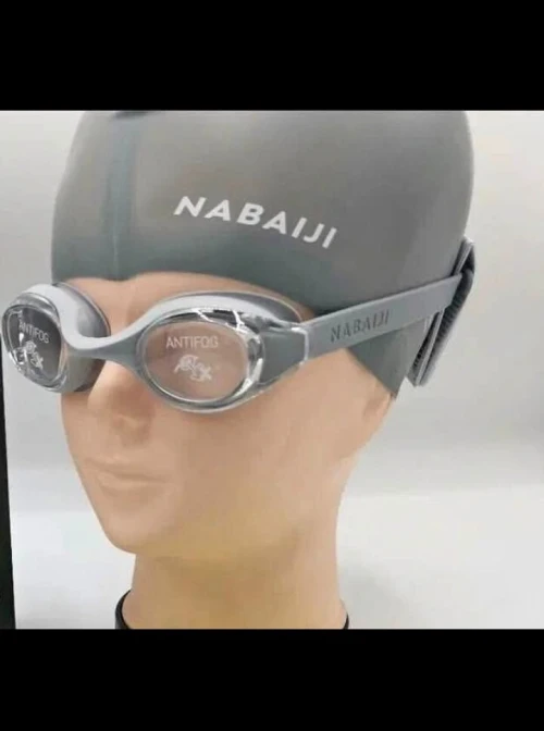 Bonnet et lunette de natation original Décathlon nabaiji 
