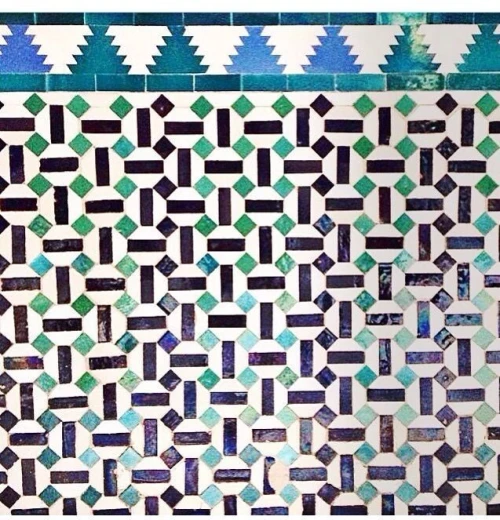 Zellige mosaïque traditionnelle زليج تقليدي