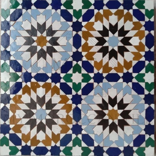 Zellige mosaïque traditionnelle زليج تقليدي