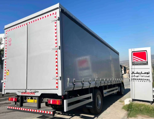 fabrication de plateaux à bâche coulissante (maraichers) sur camion (TIRSAM, RENAULT, JMC, JAC...)