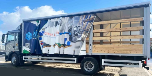 fabrication de plateaux à bâche coulissante (maraichers) sur camion (TIRSAM, RENAULT, JMC, JAC...)